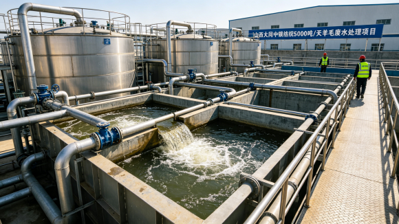 山西大同中银纺织废水处理项目案例